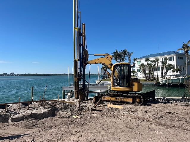 Steel Pile Driving