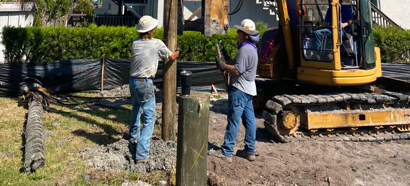 Timber vs Steel Piling