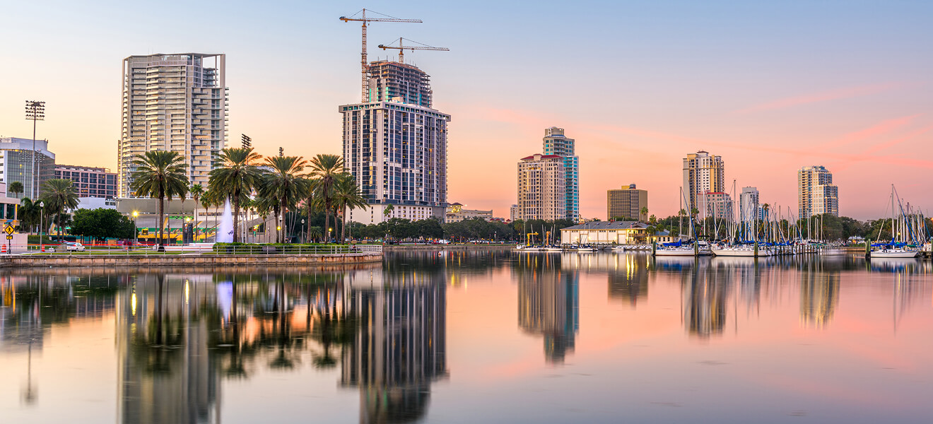Pile driving in St. Petersburg