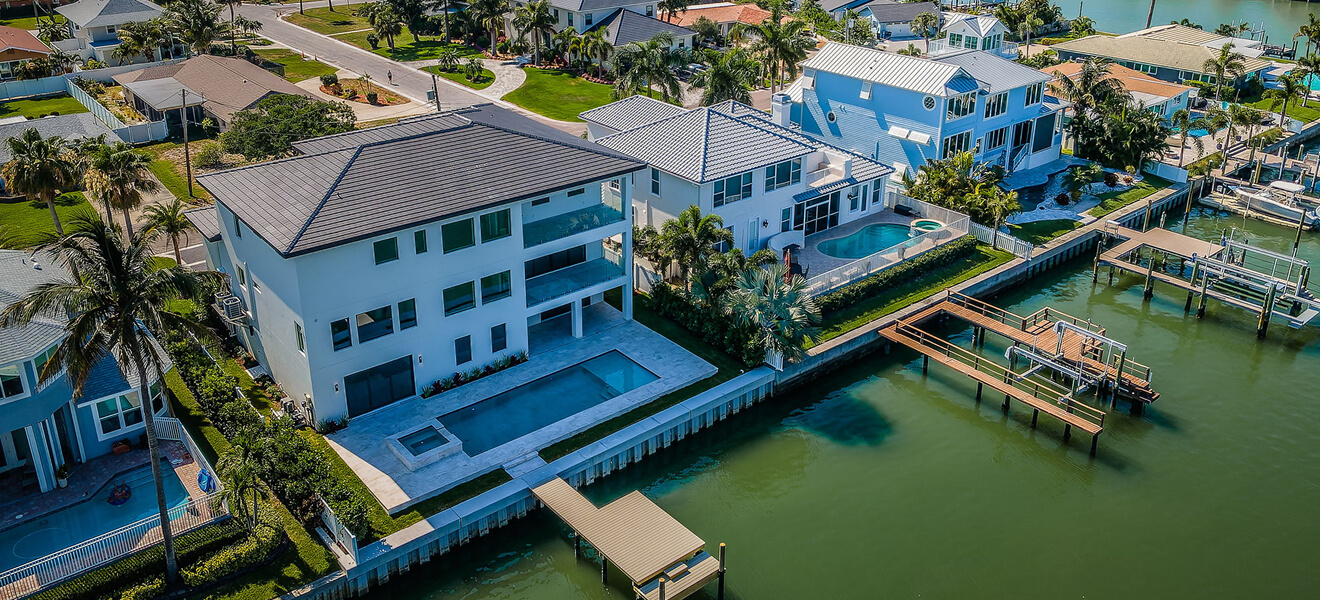 Pile driving in Redington beach