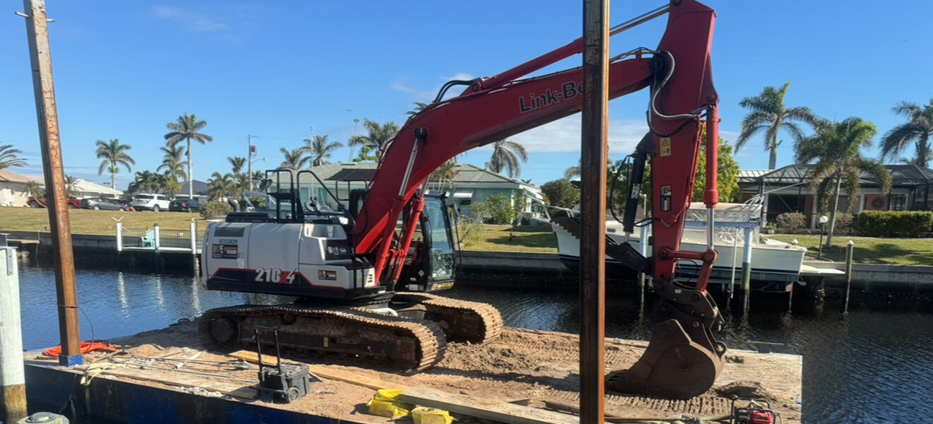 Pile driving in Braderton